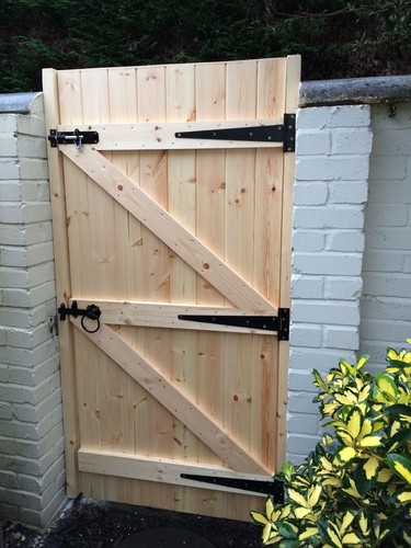 Wooden garden gate - wooden, duty