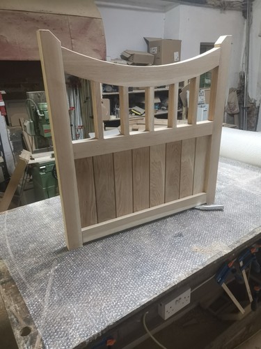 Solid oak garden gate - garden,