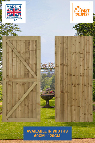 Heavy duty feather edge gate - heavy,