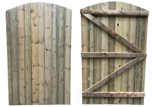 Wooden garden gates - garden, gates,