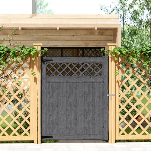 Wooden gate garden privacy - wooden,