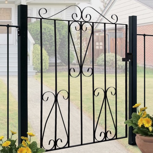 Garden gate wrought - garden, iron