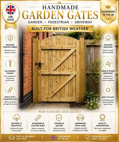 Made measure wooden garden - to,