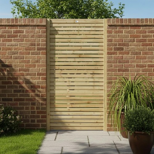 Roma slatted garden - garden, gate
